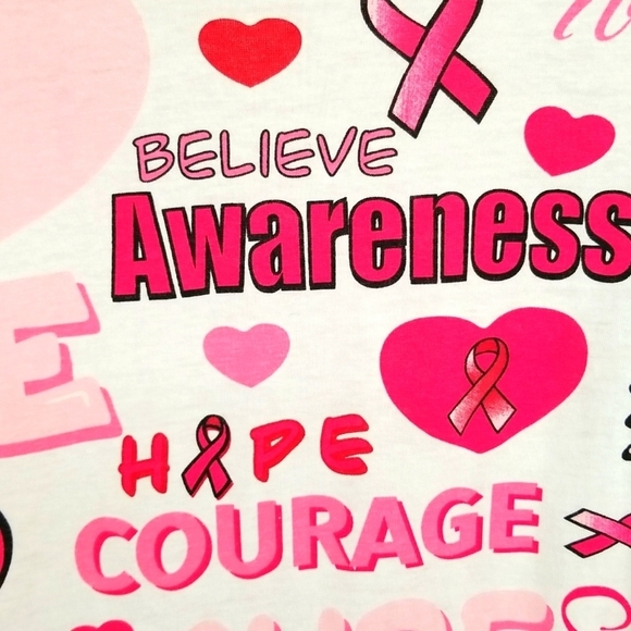 Donating 6/20/25 or Accepting Best Offer❤️3/$30 Breast Cancer Awareness Pink Top - Picture 6 of 11